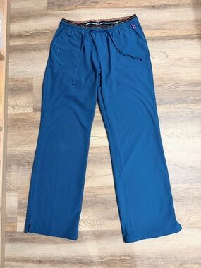 HeartSoul Deep Teal Drawstring Scrub Pants